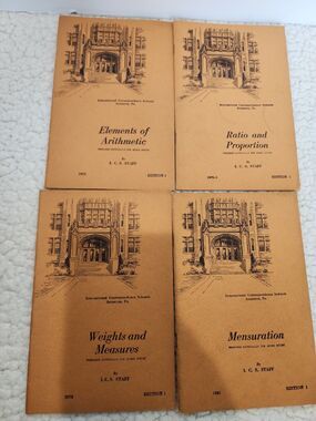 International correspondent schools Math Stem Training Books From World War 2